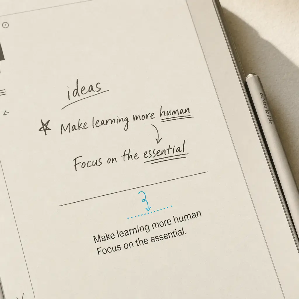 How to convert handwriting to text on reMarkable 2?